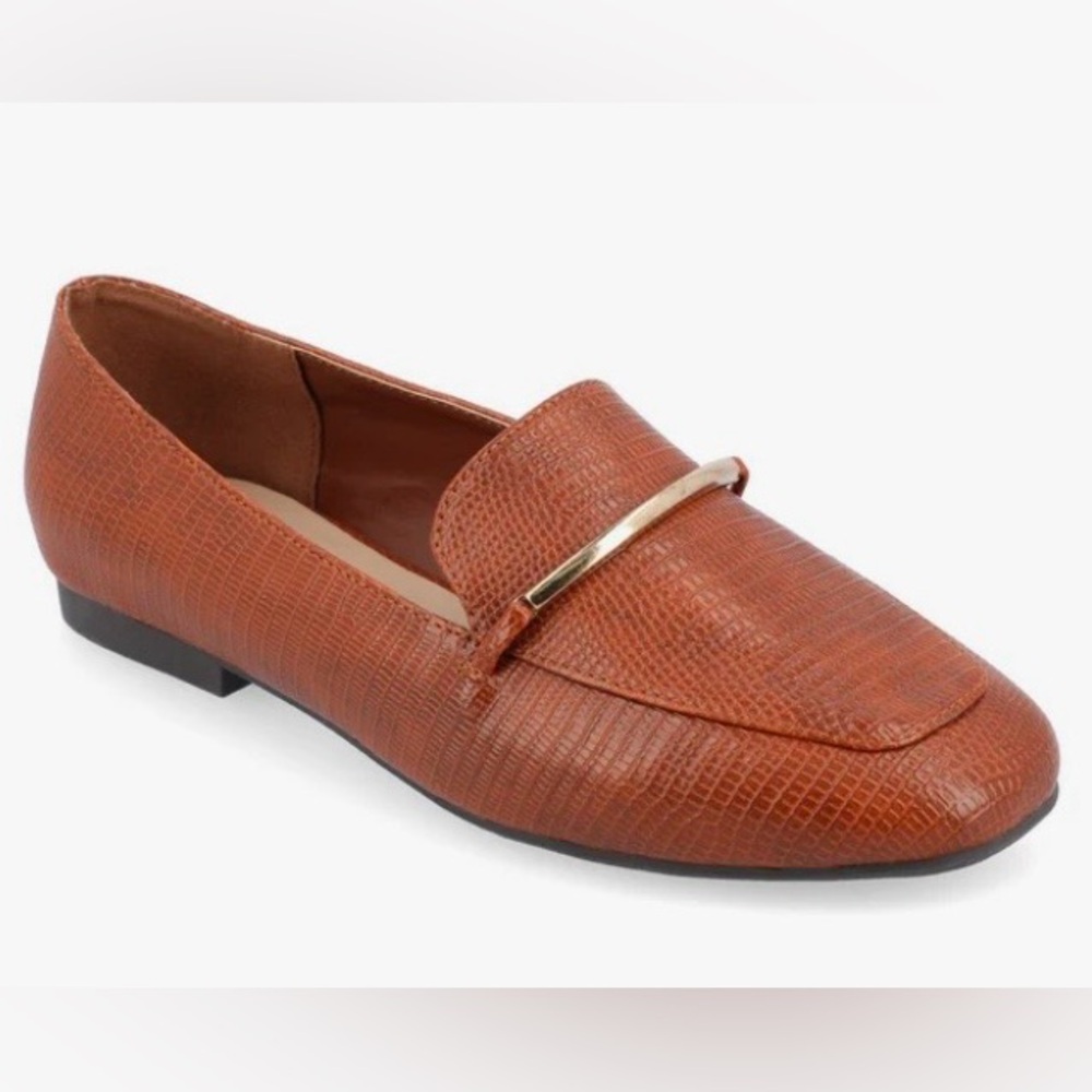 Journee Collection WRENN LOAFER FLATS IN PRINT